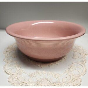 Fiestaware Pink Rose Large Mixing Bowl 9.25" Homer Laughlin HLC Fiesta USA